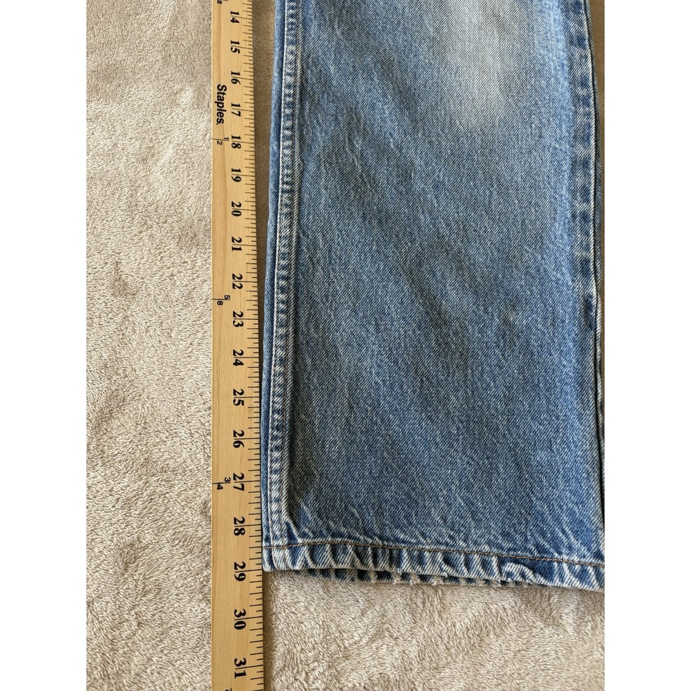 Vintage‎ Levis 505 Men's 36x30 Orange Tab Jeans Regular Straight - Picture 5 of 10